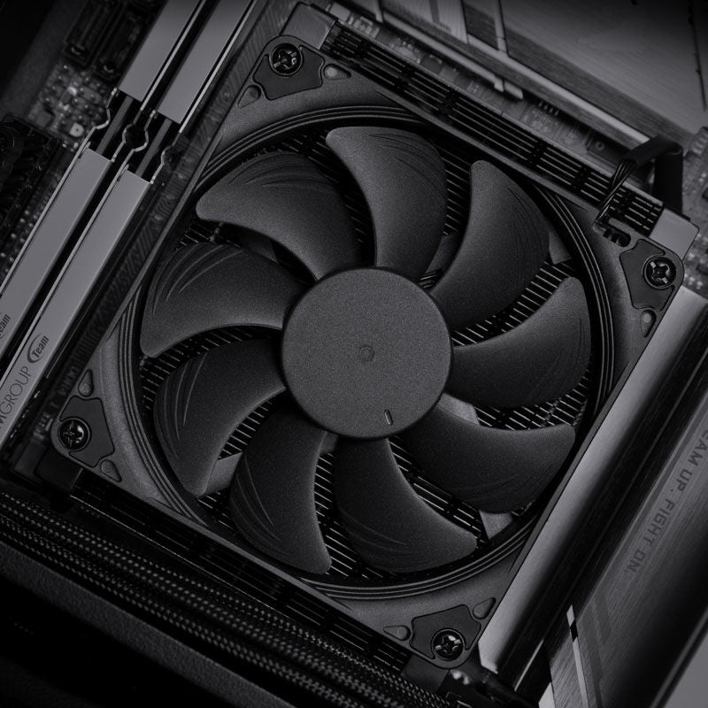 Montert Noctua NH-L9a-AM4 chromax.black i PC