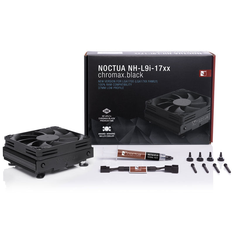 Noctua NH-L9i-17xx chromax.black vifteprofil