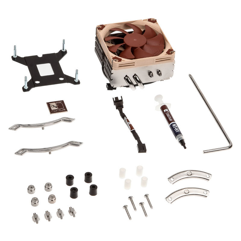 Noctua NH-L9x65 CPU-kjøler lavprofil 92 mm PWM installasjonsdetalj