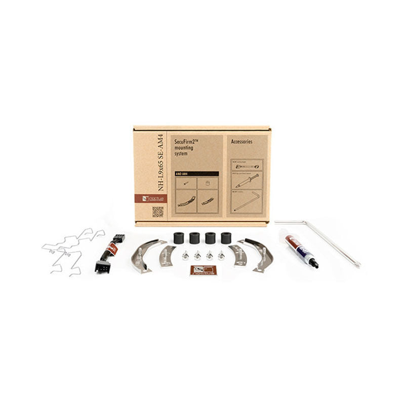 Nærbilde av heatpipes på Noctua NH-L9x65 SE-AM4 CPU-kjøler