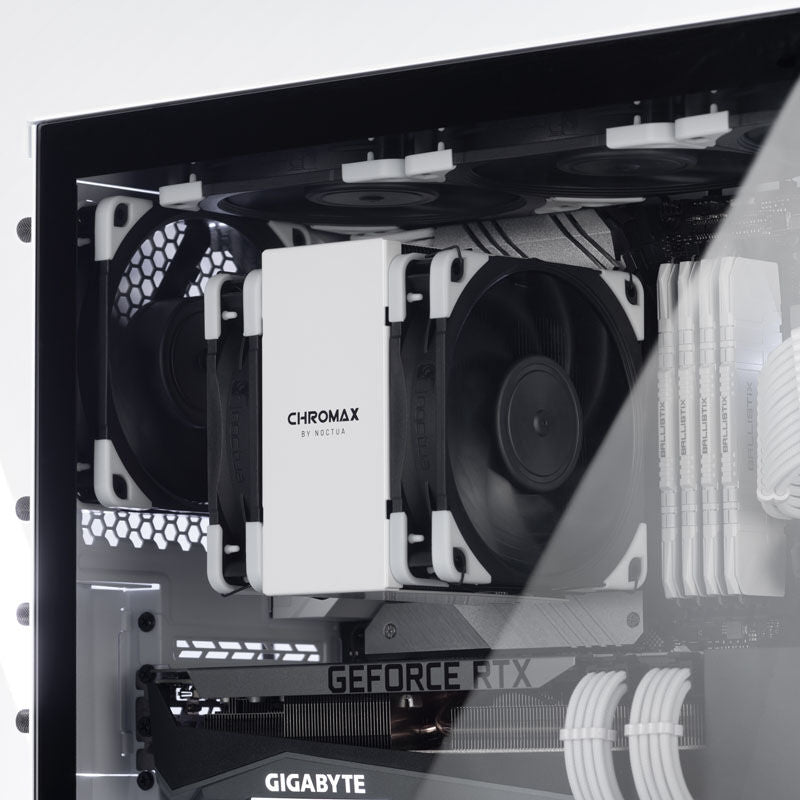 Noctua NH-U12A chromax.black med to 120 mm vifter