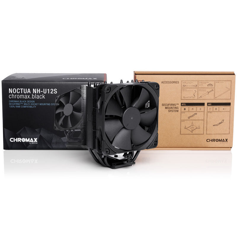 Noctua NH-U12S chromax.black med tilbehør