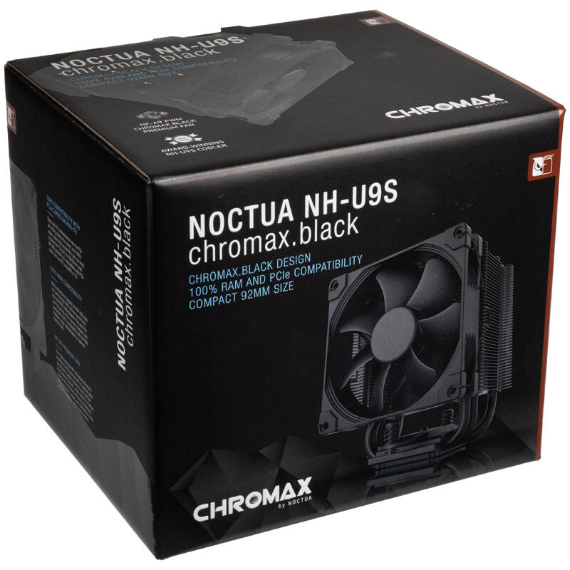 Noctua NH-U9S chromax.black ferdig installert i kabinett