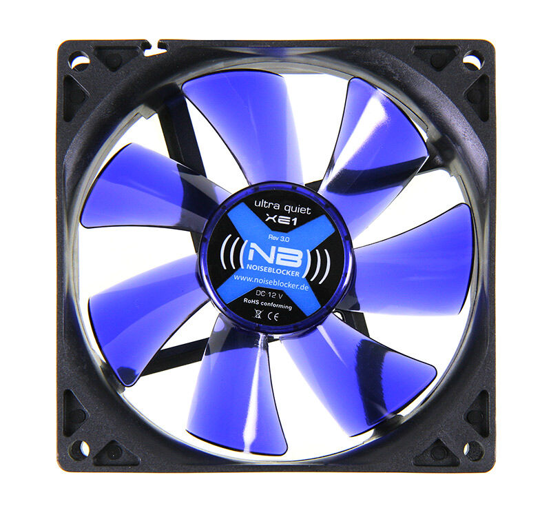 Noiseblocker BlackSilent Fan XE1 vifte 92 mm bakside