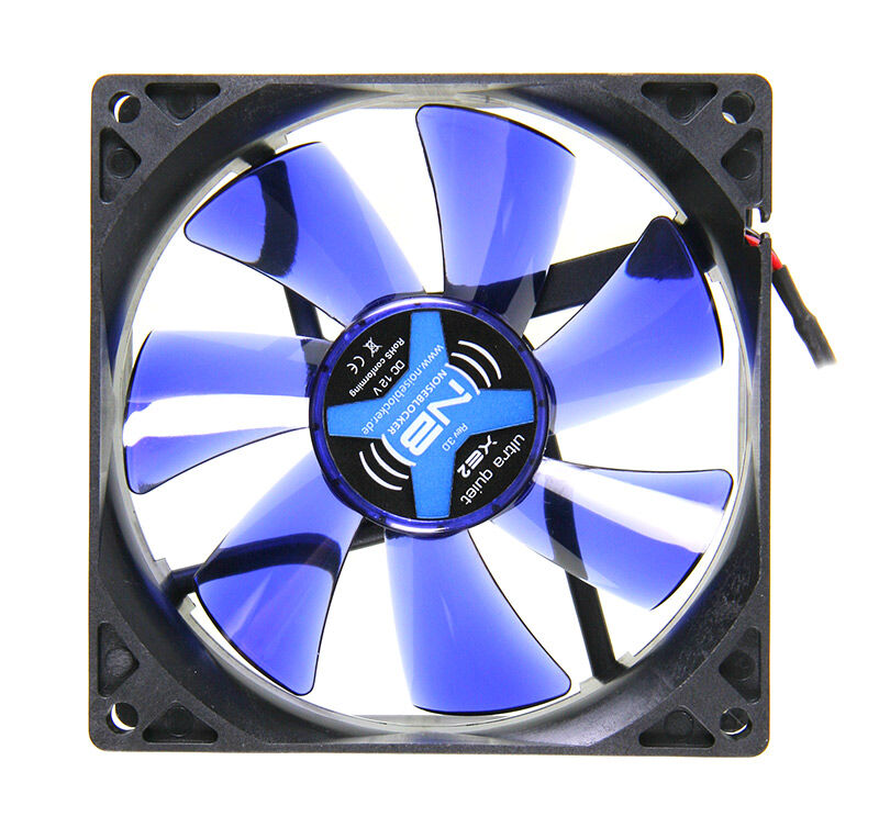 Noiseblocker BlackSilent Fan XE2 vifte 92 mm bakside