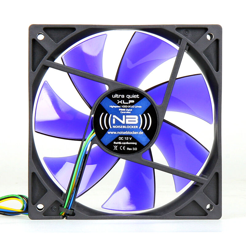 Noiseblocker BlackSilent Fan XL-P vifte 120 mm PWM bakside