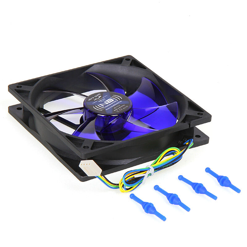 Nærbilde av Noiseblocker BlackSilent Fan XL-P vifte 120 mm PWM vifteblader