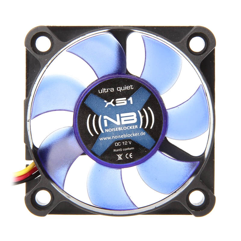 Noiseblocker BlackSilent Fan XS1 vifte 50 mm bakside