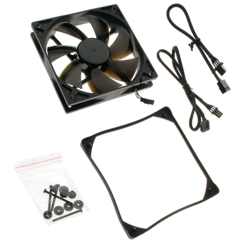 Noiseblocker BlackSilent Pro PLPS vifte 120 mm PWM stillegående montert