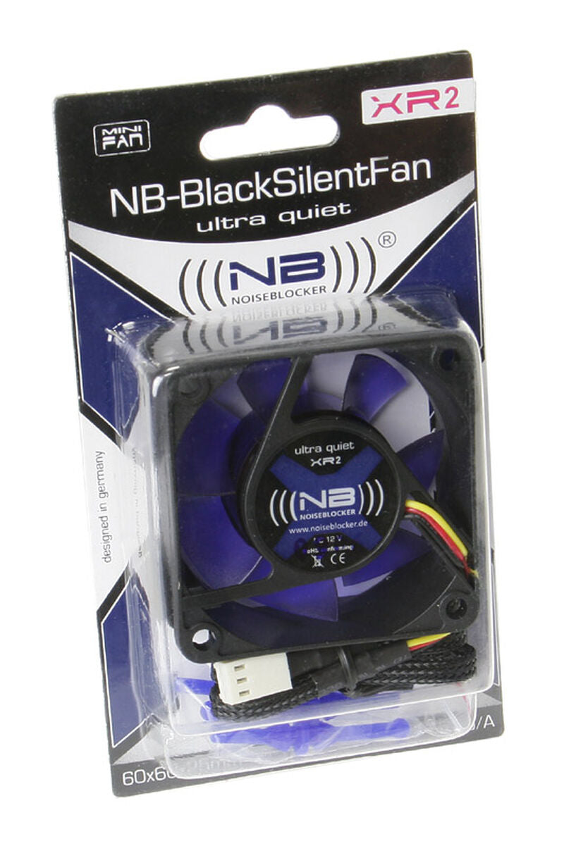 Noiseblocker BlackSilent XR-2 60 mm vifte montert i kabinett