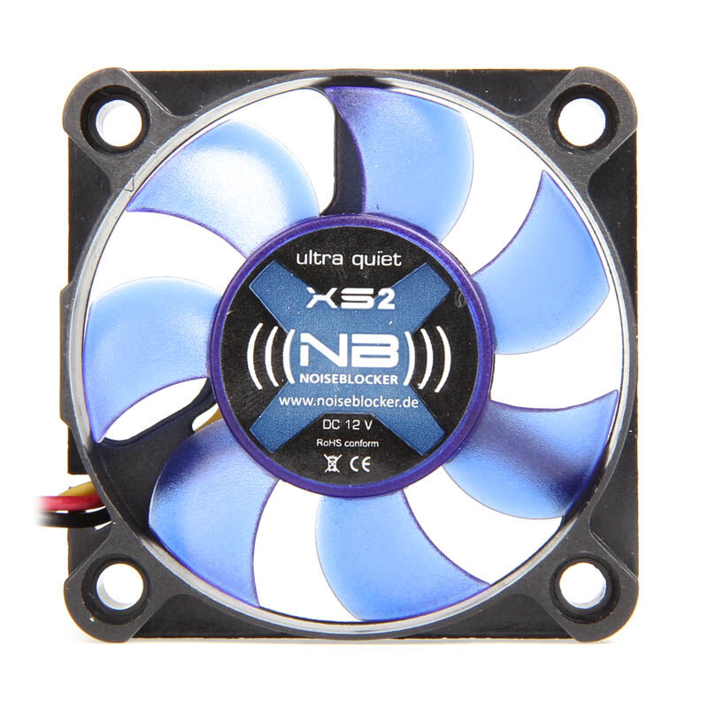 Noiseblocker BlackSilent XS2 vifte 50 mm 4000 RPM bakside