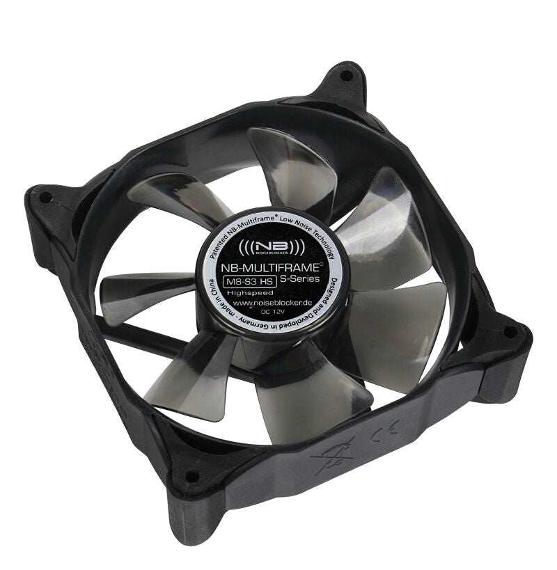 Noiseblocker Multiframe S-Series M8-3 HS vifte 80 mm bakside