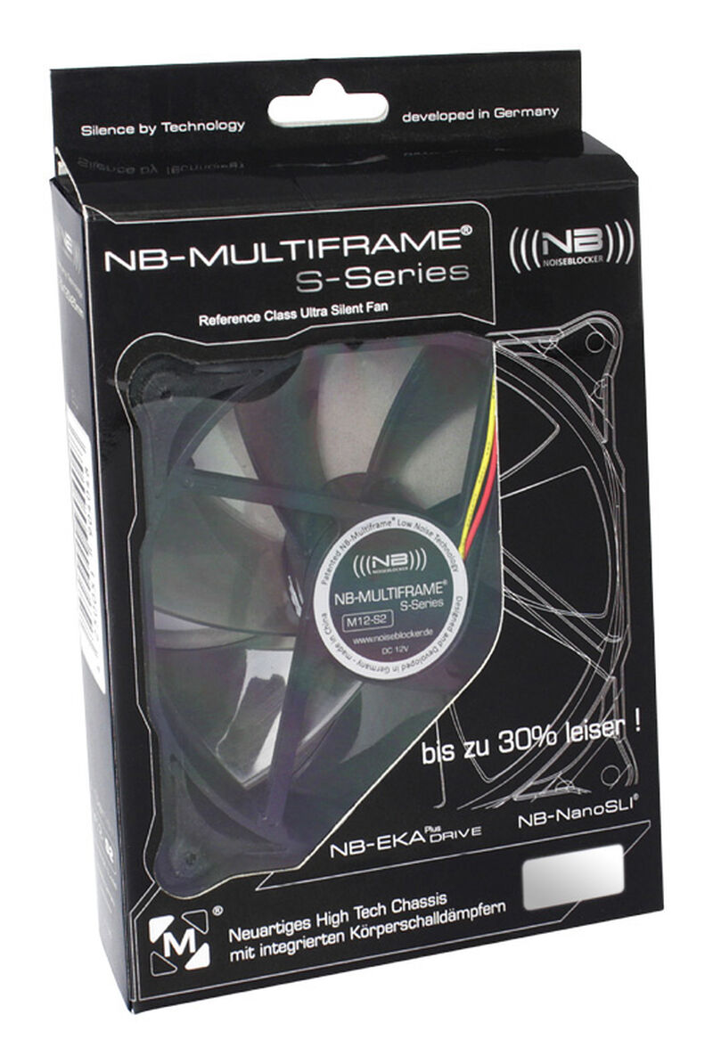 Detaljbilde av Noiseblocker Multiframe S-Series M12-1 vifte 120 mm