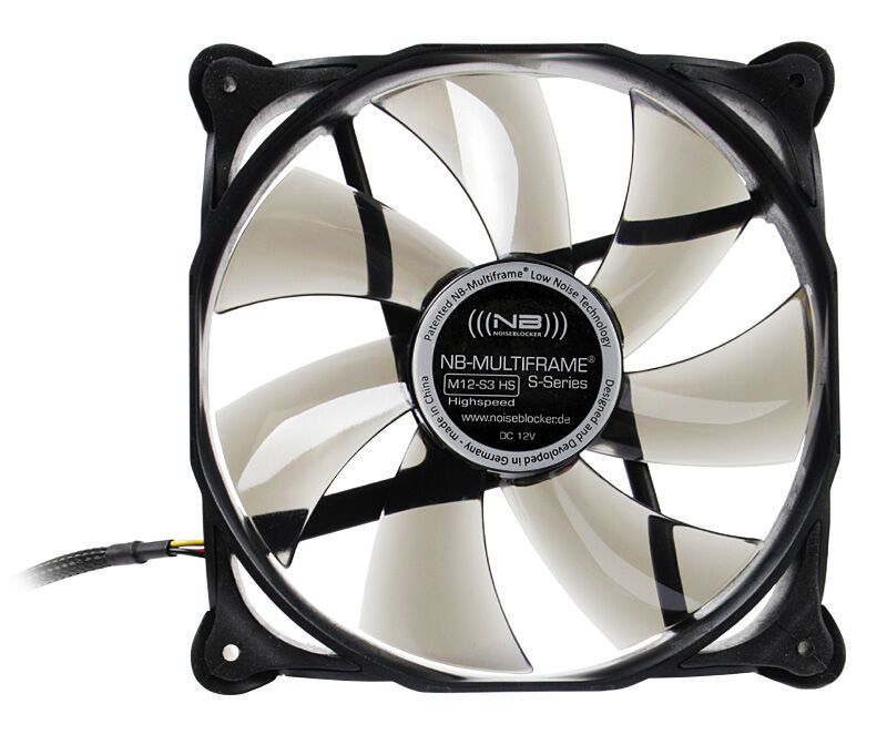 Noiseblocker Multiframe S-Series M12-3 vifte 120 mm bakside