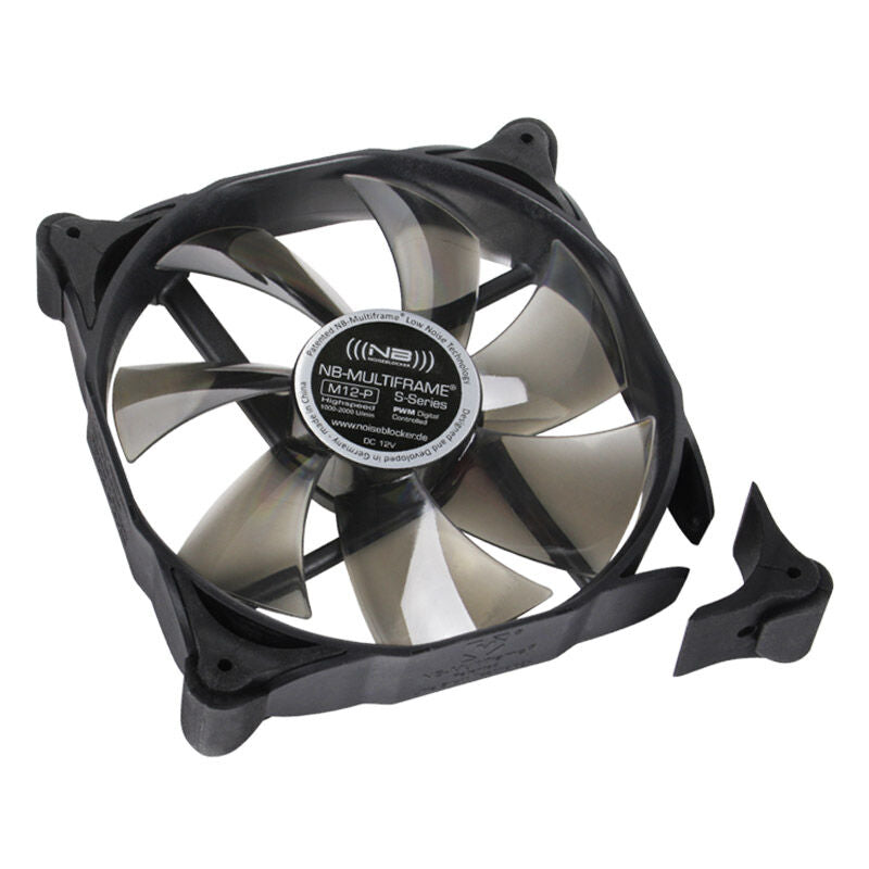 Noiseblocker Multiframe S-Series M12-P PWM vifte 120 mm front