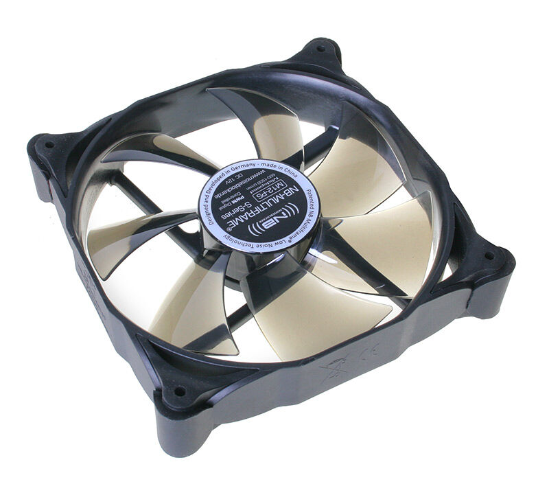 Noiseblocker Multiframe S-Series M12-PS vifte 120 mm PWM forfra
