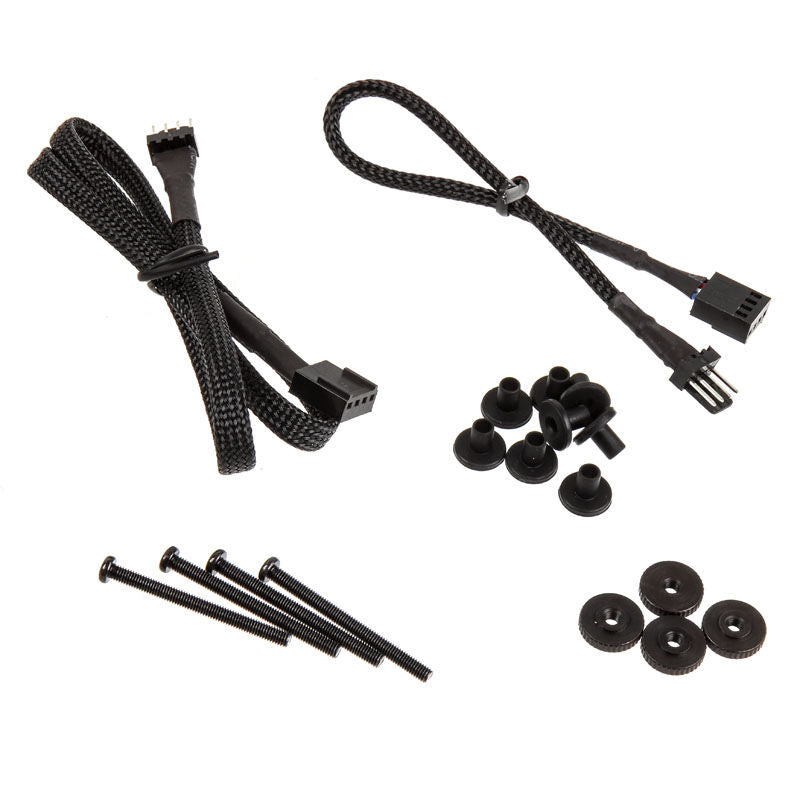 Noiseblocker NB-eLoop B12-PS Black Edition detalj av kabel