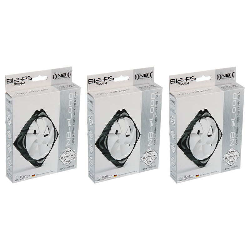 Noiseblocker NB-eLoop B12-PS vifte 120 mm PWM med kabler