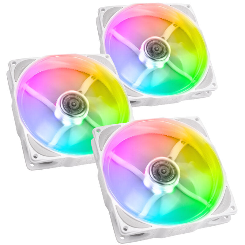 Noiseblocker NB-eLoop X B12-P ARGB vifte forfra hvit