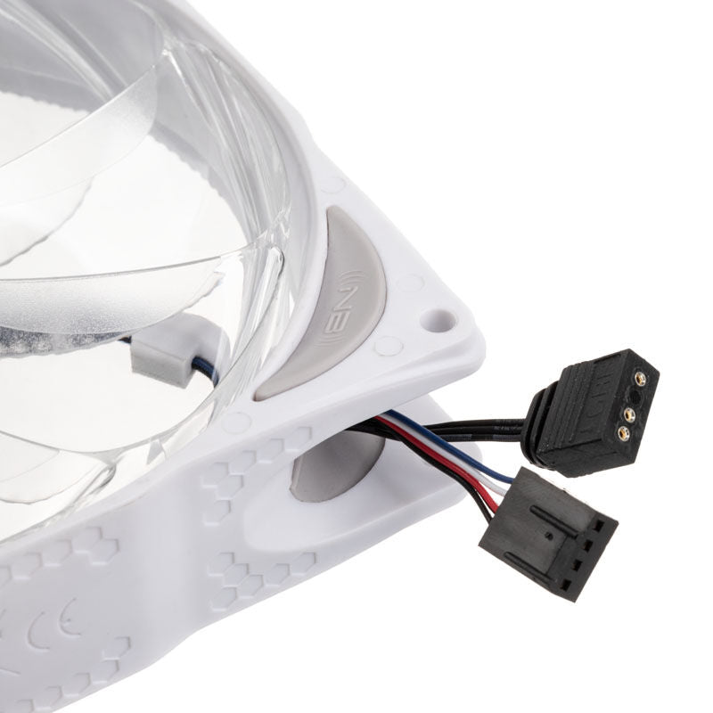 Sidebilde av Noiseblocker NB-eLoop X B14-P ARGB PWM vifte hvit