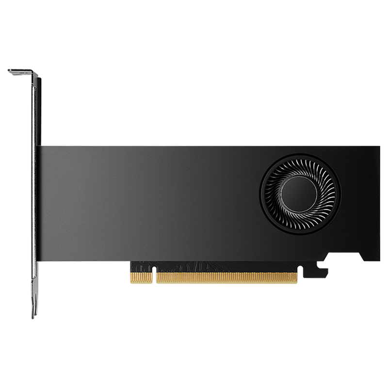 NVIDIA RTX 2000 Ada Generation grafikkort montert i PC