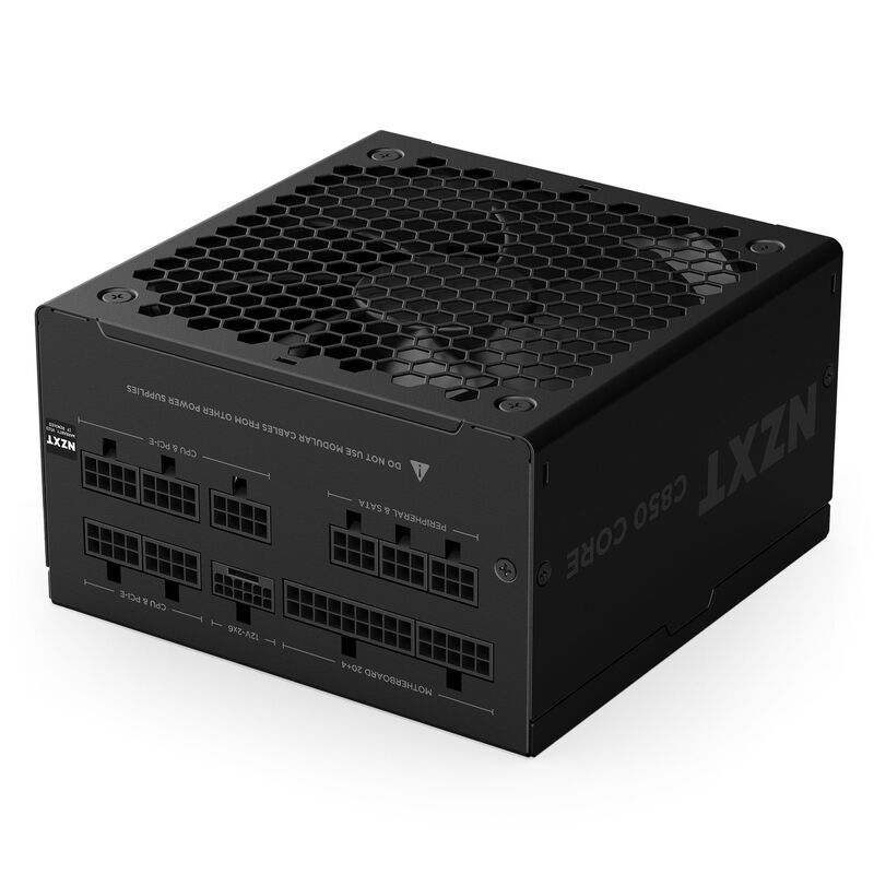 NZXT C850 Core strømforsyning 850 W 80 PLUS Gold bakside