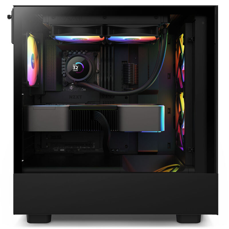 NZXT F120 RGB Core vifte 120 mm PWM svart tilkoblingskontakt