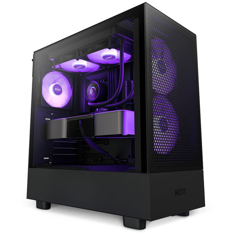 NZXT F120 RGB Core vifte 120 mm PWM svart under viftebladene