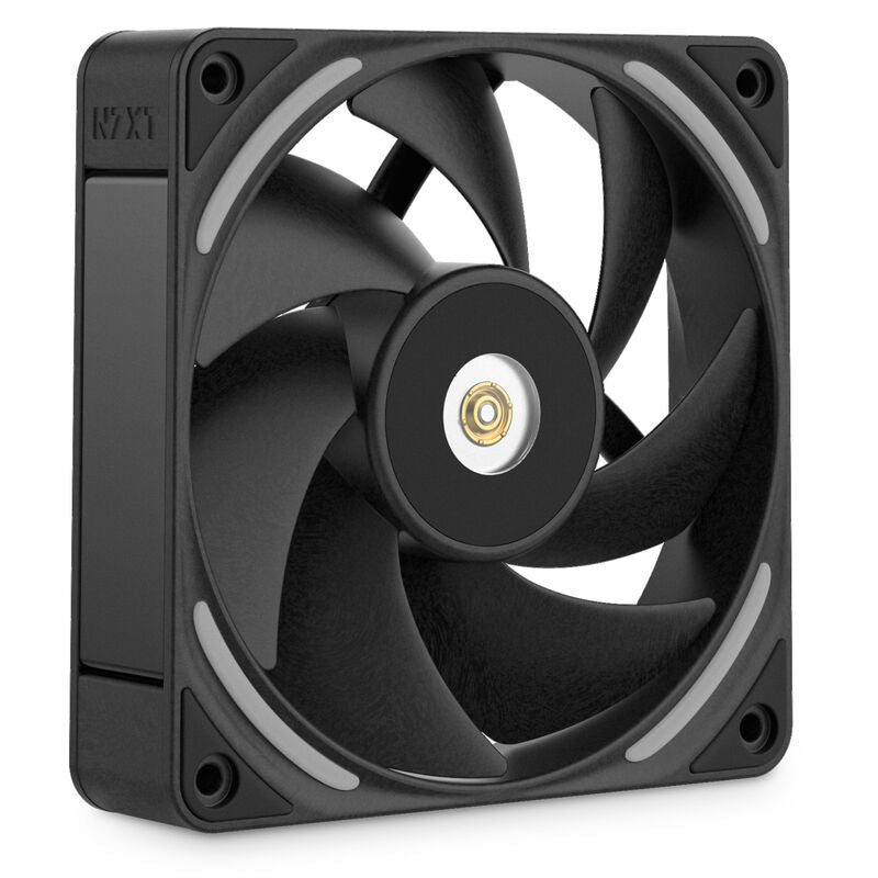 NZXT F120X RGB kabinettvifte 120 mm PWM svart bakside