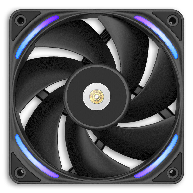 NZXT F120X RGB kabinettvifte 120 mm PWM svart sideprofil