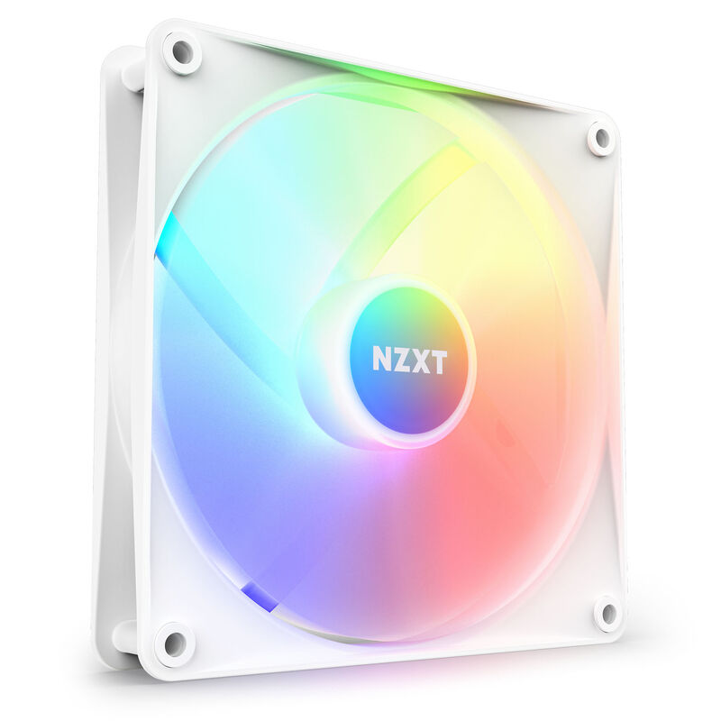 NZXT F140 RGB Core PWM vifte 140 mm hvit ARGB forfra