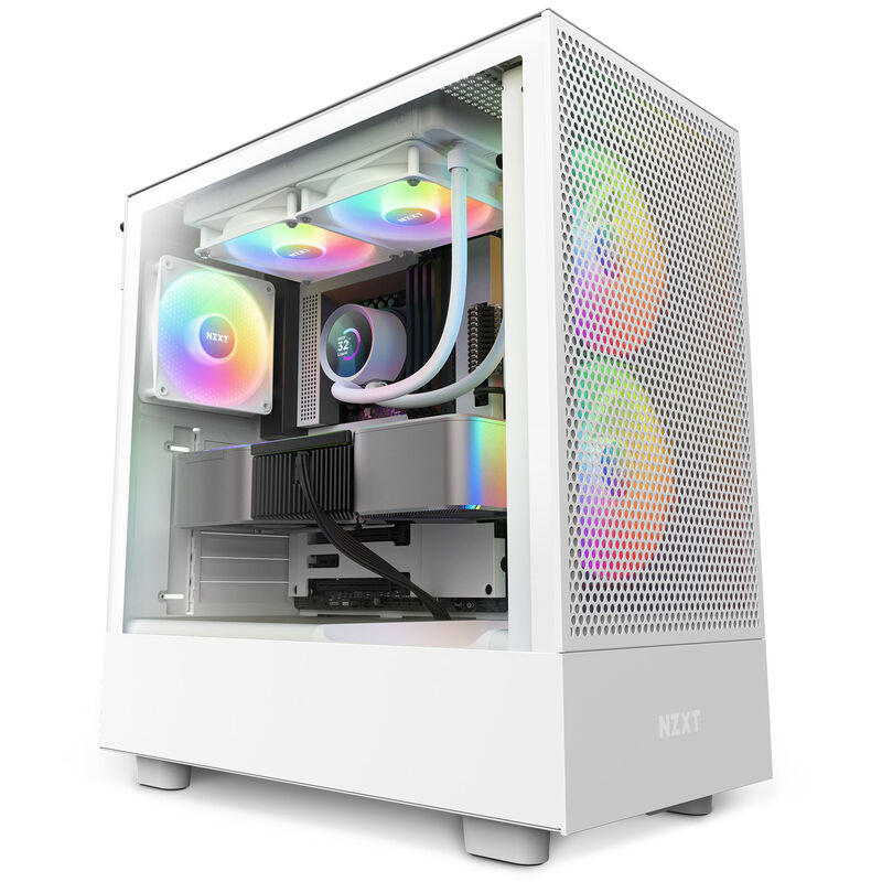 NZXT F140 RGB Core PWM vifte 140 mm hvit ARGB - NZXT