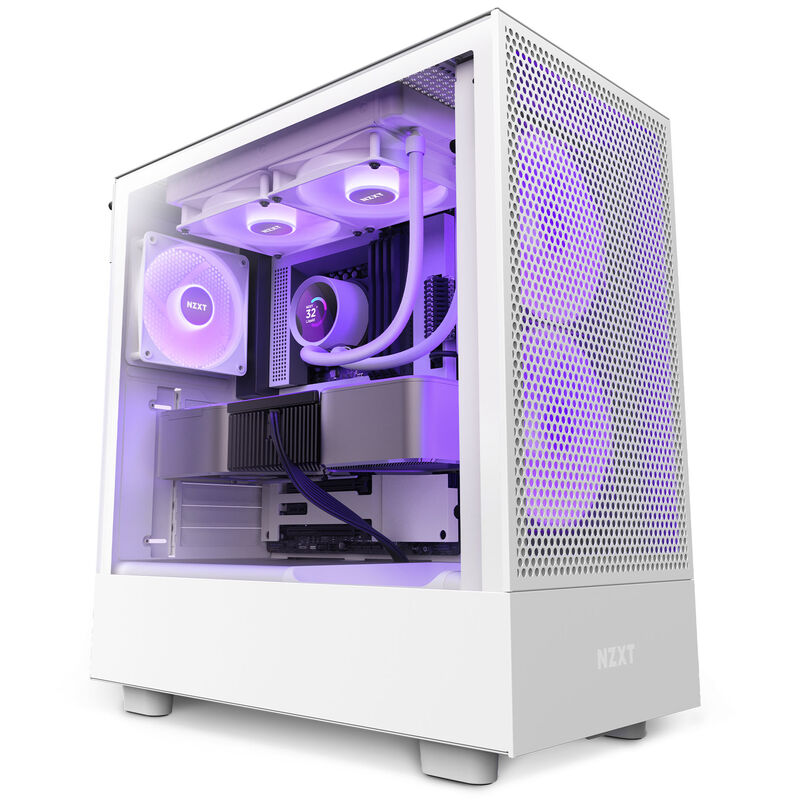 NZXT F140 RGB Core PWM vifte 140 mm hvit ARGB - NZXT