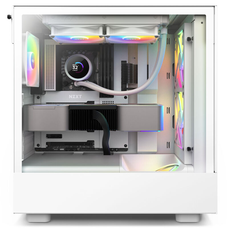 NZXT F140 RGB Core PWM vifte 140 mm hvit ARGB - NZXT