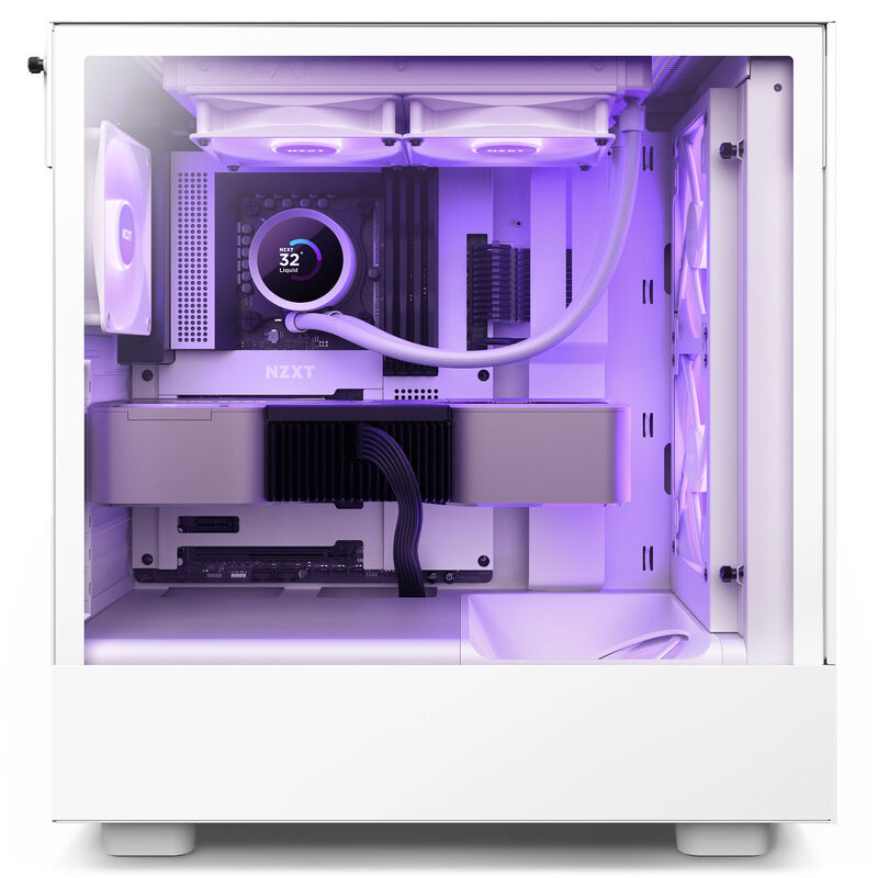 NZXT F140 RGB Core PWM vifte 140 mm hvit ARGB - NZXT