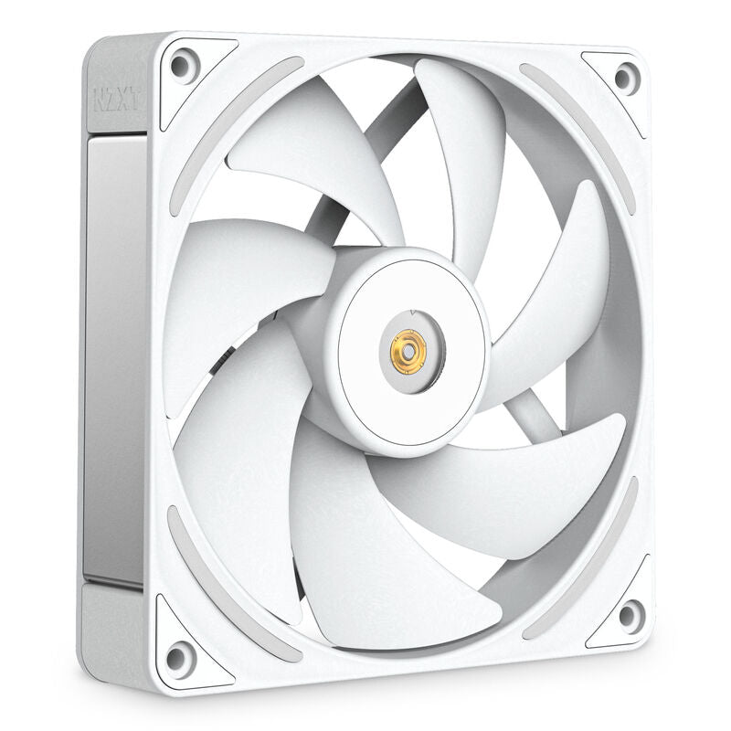 NZXT F140X RGB kabinettsvifte 140 mm PWM ARGB hvit bakside