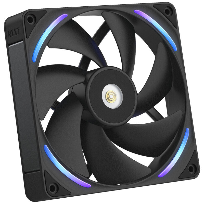 NZXT F140X RGB kabinettvifte 140 mm aRGB PWM svart forfra