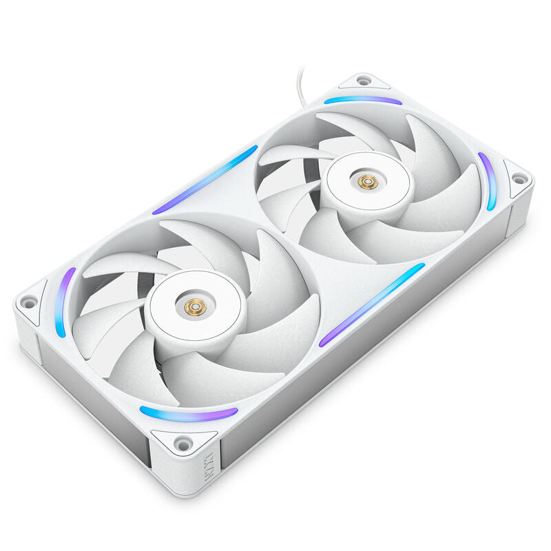 NZXT F240X RGB kabinettvifter 240 mm aRGB PWM hvit detalj av vifteblad