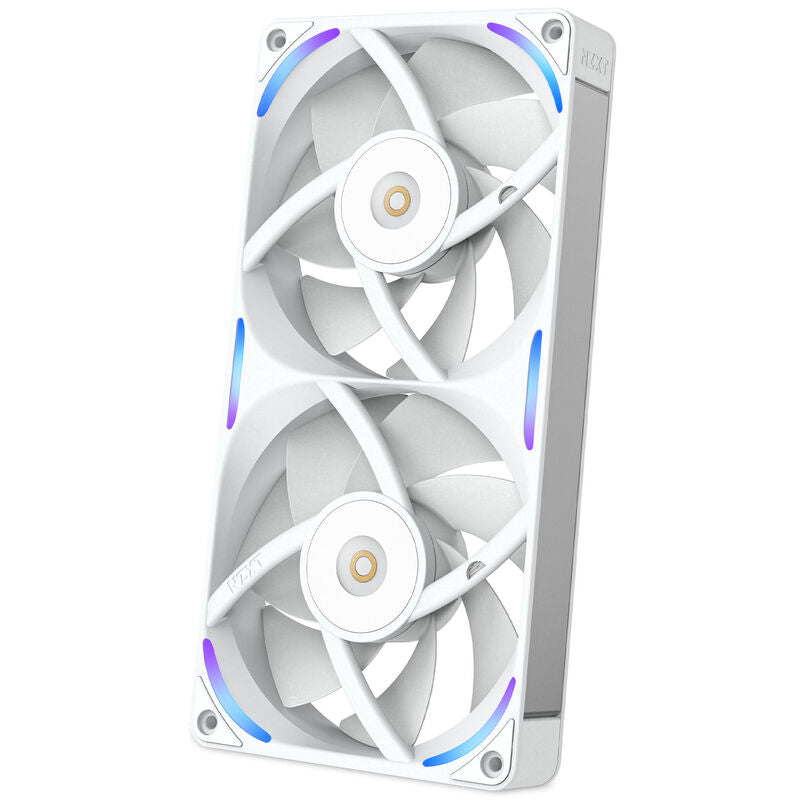 NZXT F240X RGB kabinettvifter 240 mm aRGB PWM hvit sideprofil