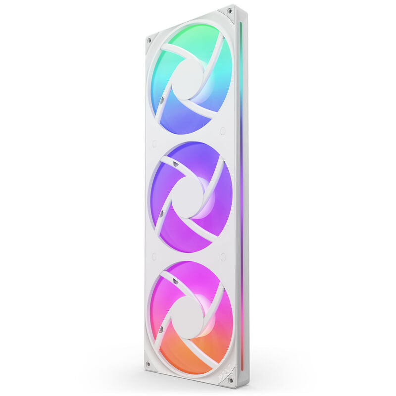 NZXT F420 RGB Core kabinettsvifte 420 mm Uni-Frame hvit bakside