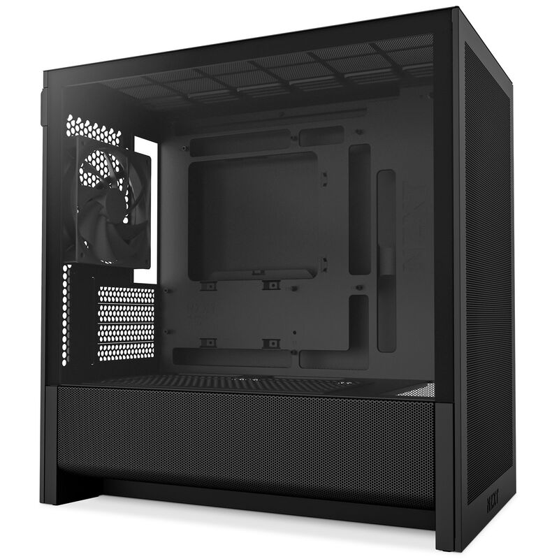 NZXT H3 Flow kabinett montert med komponenter