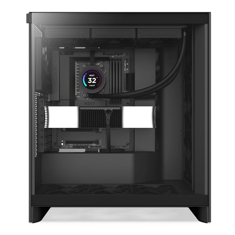 NZXT H7 Flow kabinett montert med komponenter