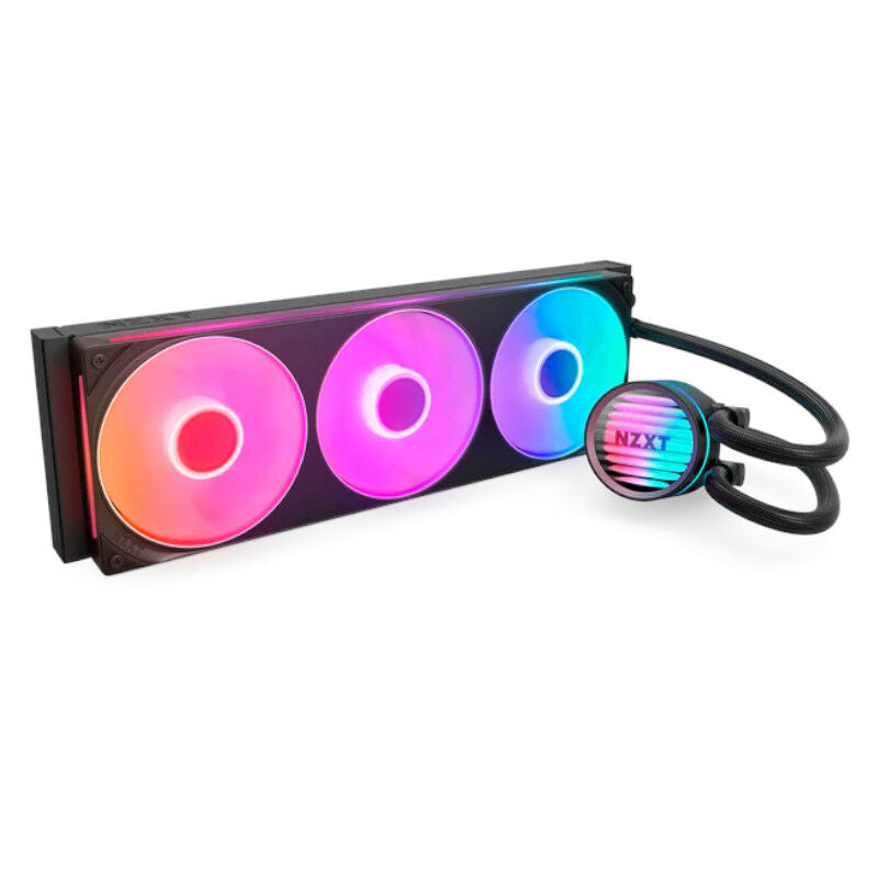NZXT Kraken Core 360 RGB AIO vannkjøling 360 mm svart forfra