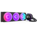 NZXT Kraken Elite 360 RGB AIO vannkjøling 360 mm svart forfra