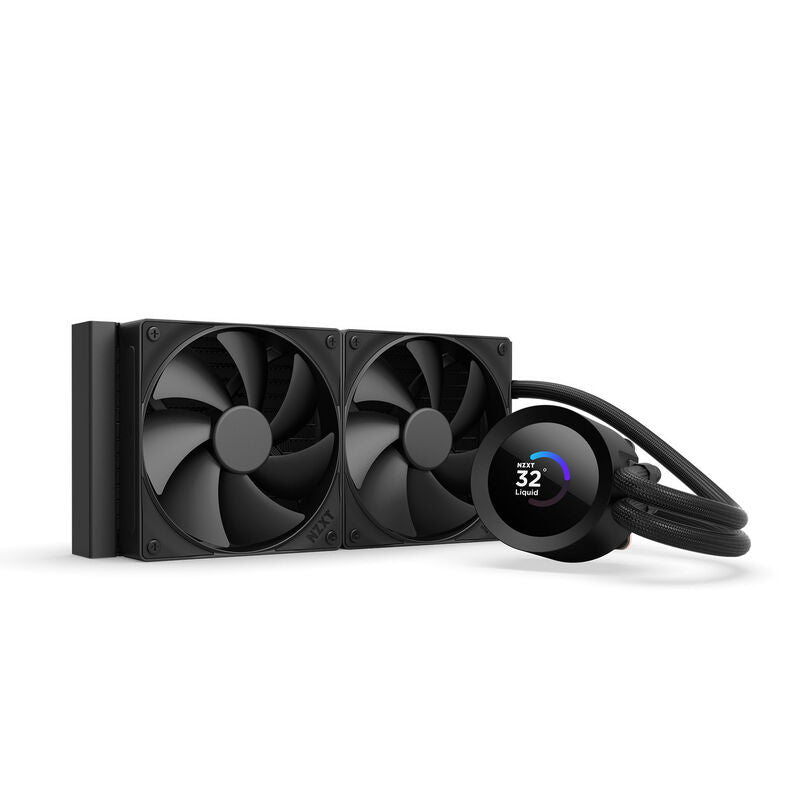NZXT Kraken Plus 240 AIO vannkjøling 240 mm LCD svart forfra