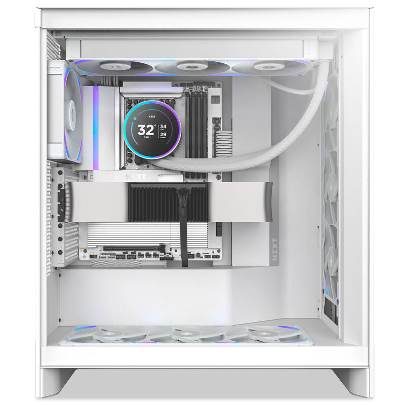 NZXT Performance F360X 360 mm vifte ARGB LCP svart oversikt