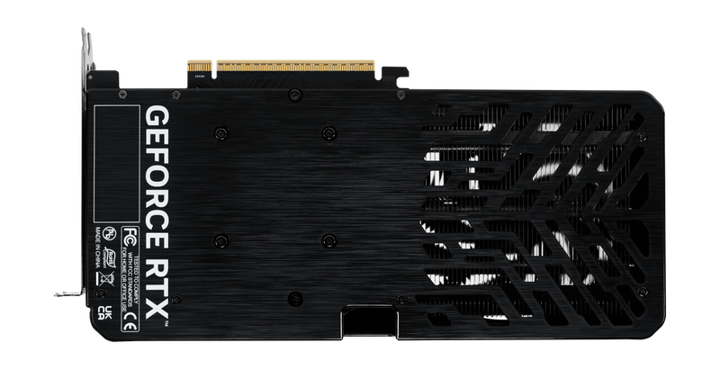 Palit GeForce RTX 5060 Dual grafikkort installert i gaming-PC