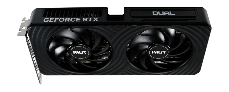 Palit GeForce RTX 5060 Dual grafikkort montert i PC