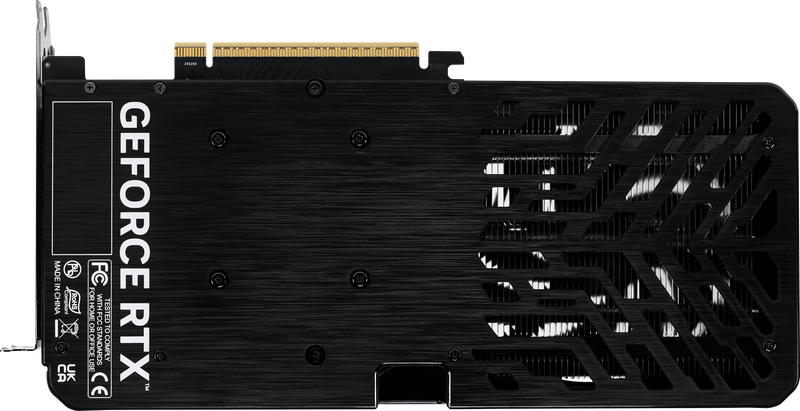 Oversikt over Palit GeForce RTX 5060 Ti Dual grafikkort design