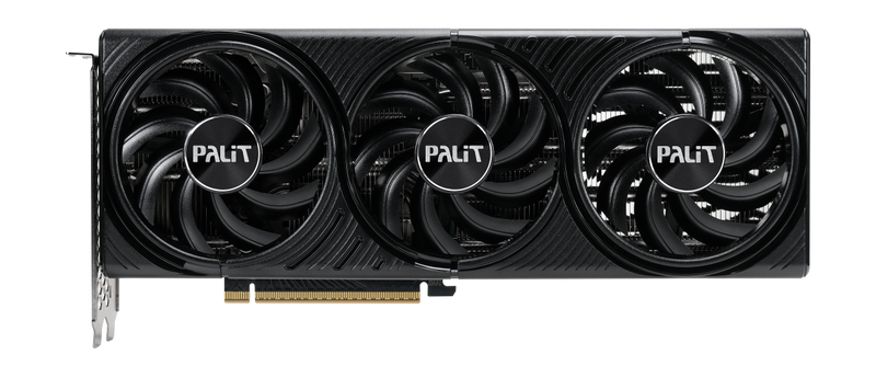 Palit GeForce RTX 5070 Infinity 3 grafikkort detalj av kjølevifter